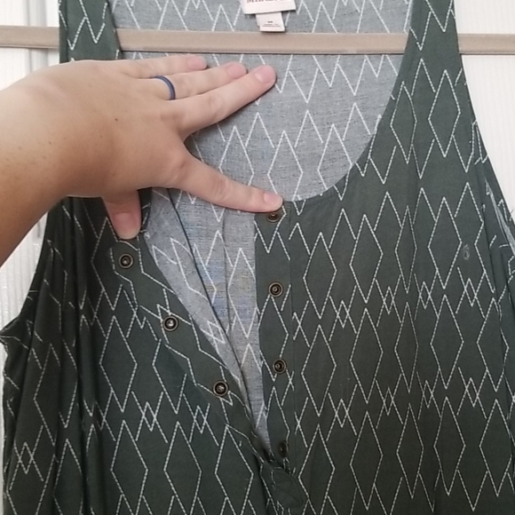 Geometric green romper - Picture 3 of 6